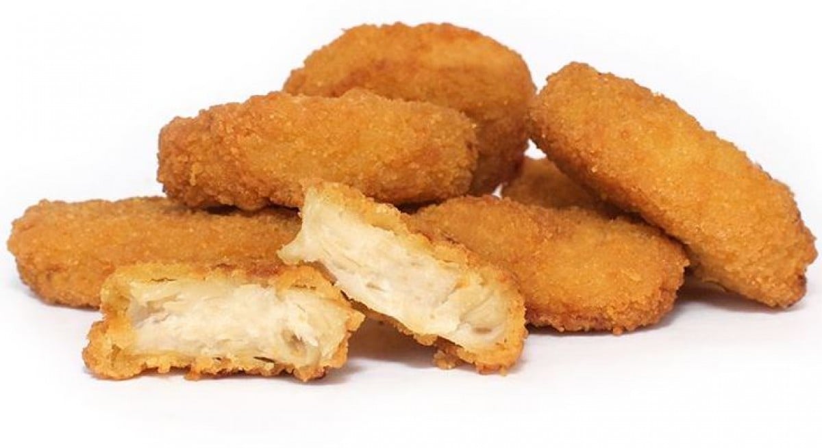 plate of vegan nuggets