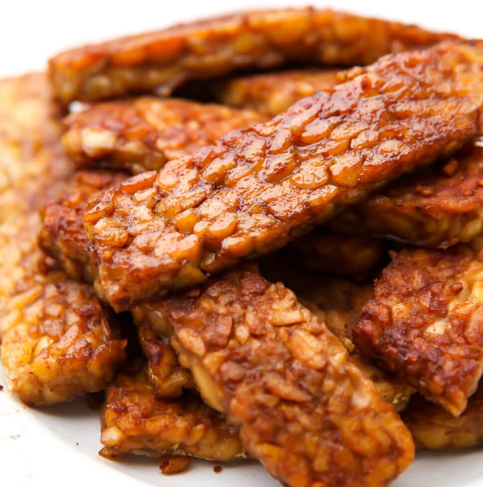 plate of vegan nuggets